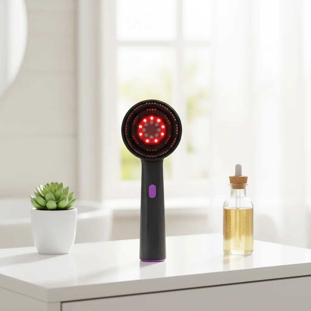 Peigne Capillaire à Lumière Rouge – Stimule la Pousse et Renforce Vos Cheveux