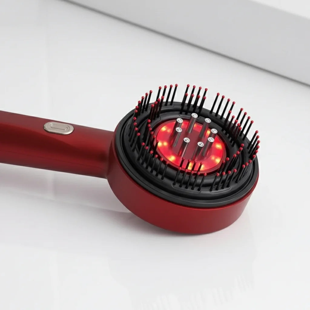 Peigne Capillaire à Lumière Rouge – Stimule la Pousse et Renforce Vos Cheveux