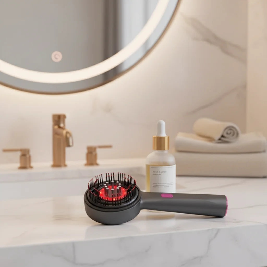 Peigne Capillaire à Lumière Rouge – Stimule la Pousse et Renforce Vos Cheveux